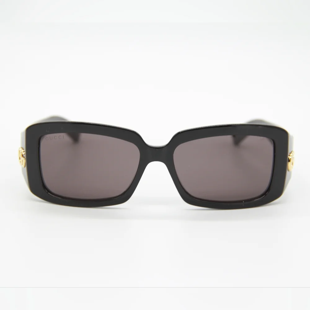 NEW GUCCI SUNGLASSES GG1403S 001 BLACK EYEWEAR - Picture 4 of 11